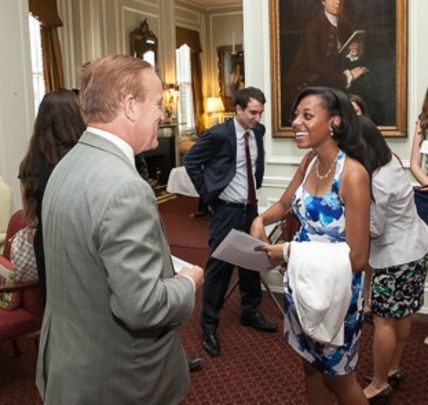 Ambassador Siebert and Jasmine Wyatt