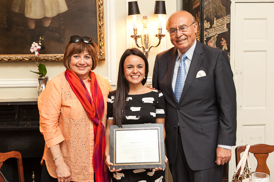 Ambassador Lomellin, Francheska Loza and Ambassador Valdez