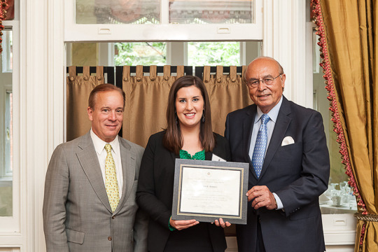 Ambassador Siebert, Sophia Henager and Ambassador Valdez