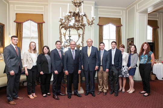 2015 International Affairs Welcome Dinner