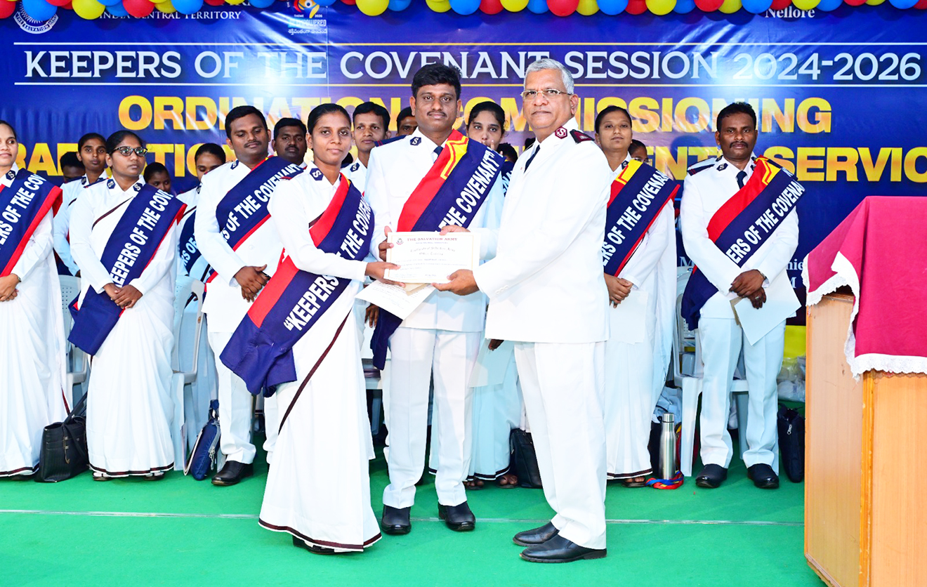 Salvation Army Commissioning Ceremony