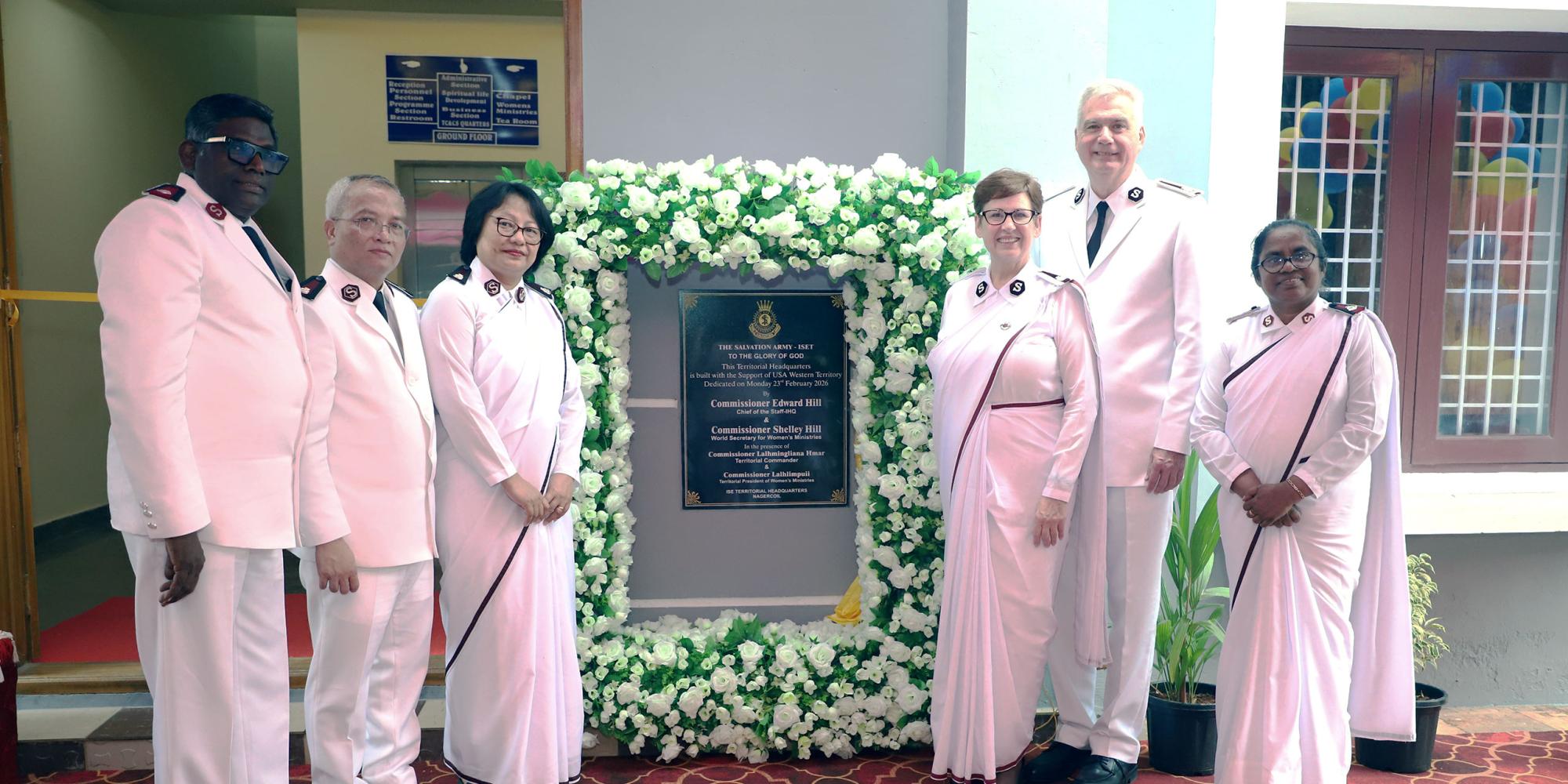 Commissioners visiting India South Eastern Territory