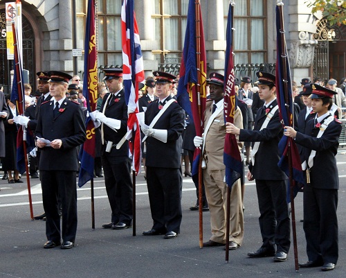 Flags at Remembrance