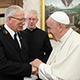Pope Francis with General Peddle