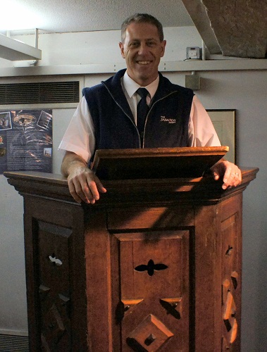 Colin stands in for John Wesley