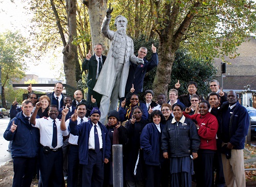Session Photo with William Booth at Mile End