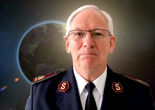 The leader of the Salvation Army