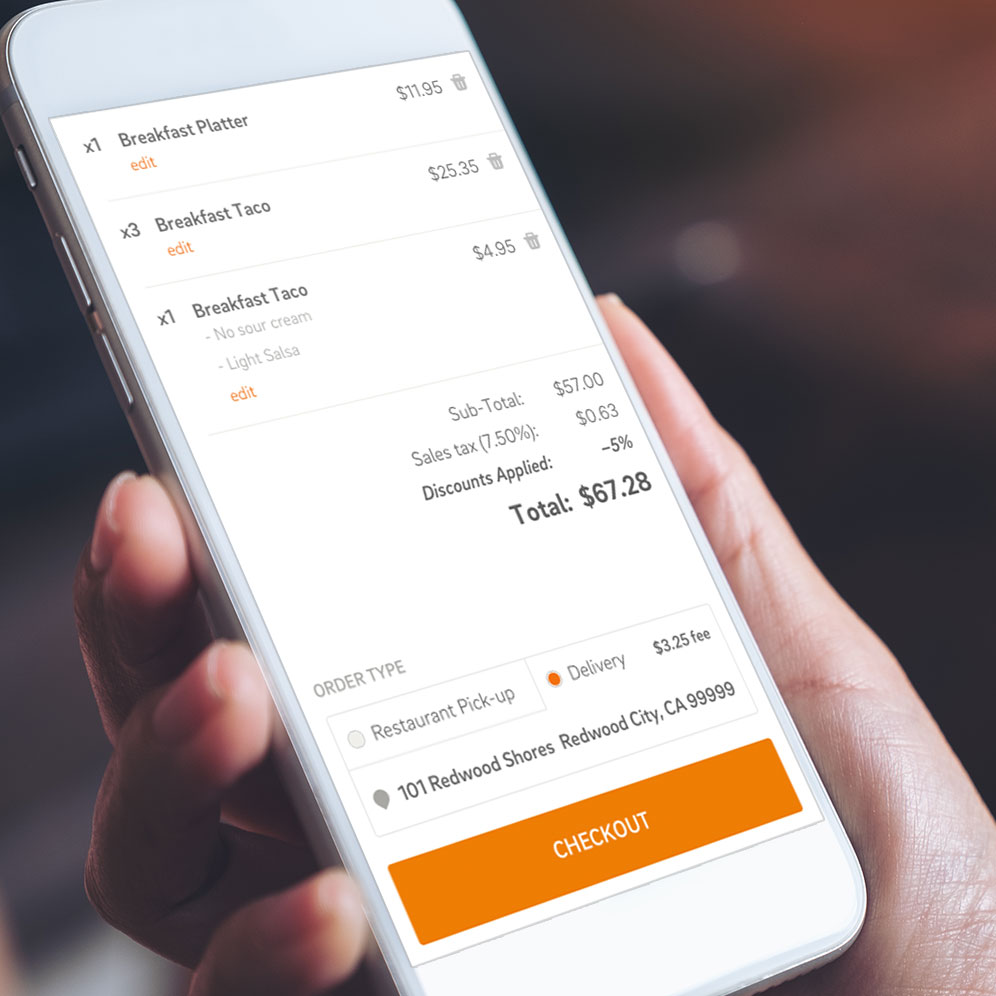 Fast Casual Online Ordering