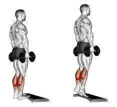 kettlebell calf raises