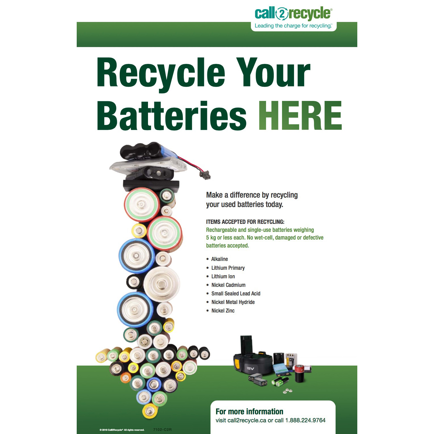 Posters Call2Recycle® Canada