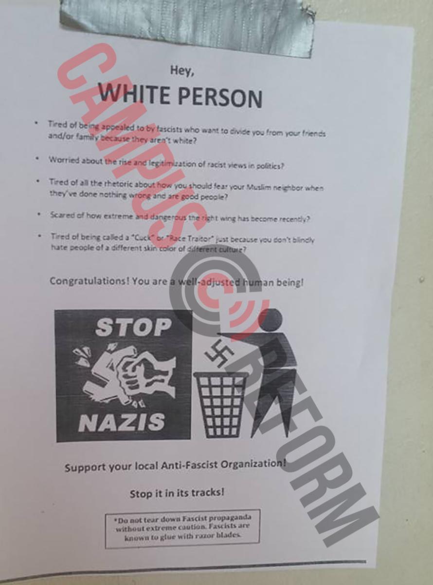 'Antifa,' 'alt-right' hang dueling posters at Clemson