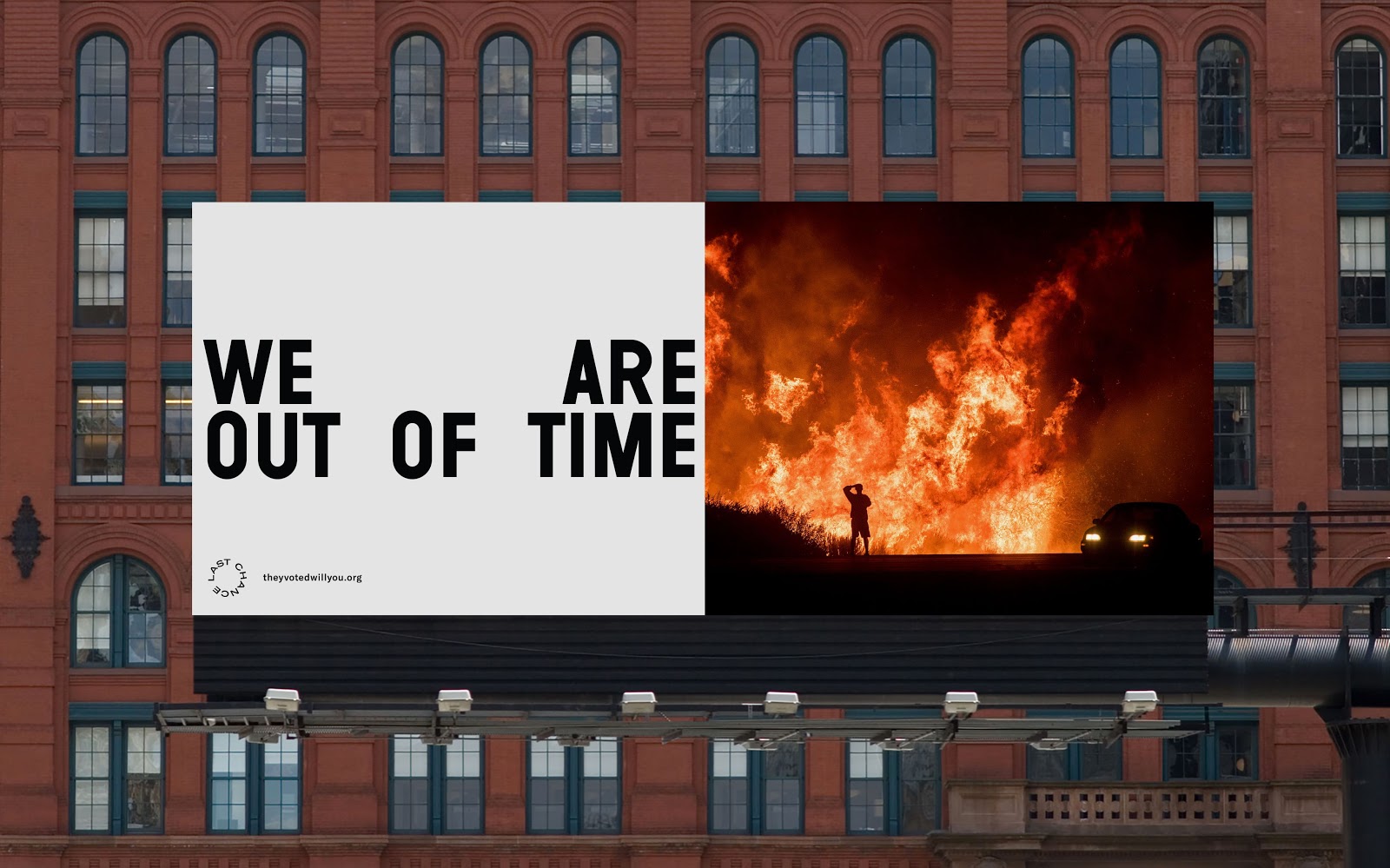 WE ARE OUT OF TIME