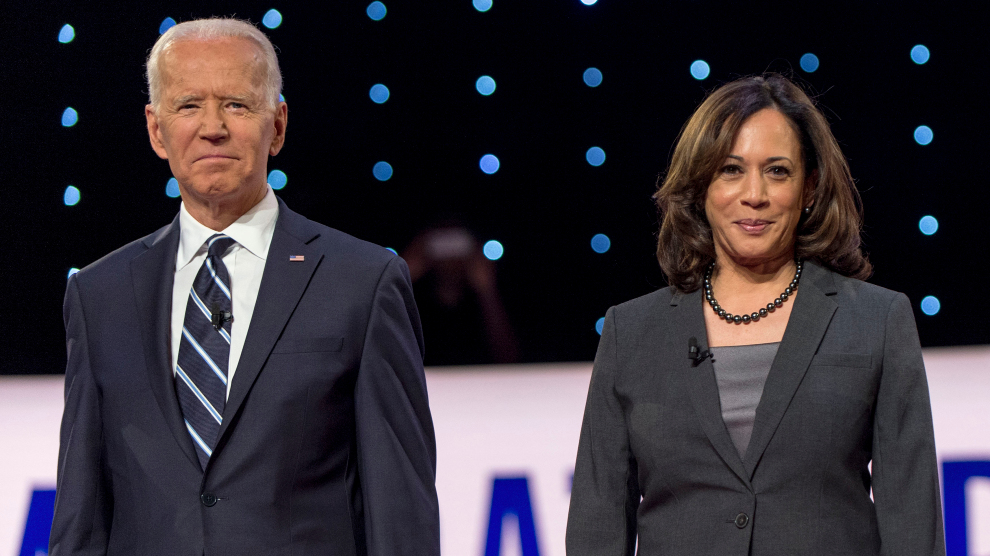 Joe Biden and Kamala Harris