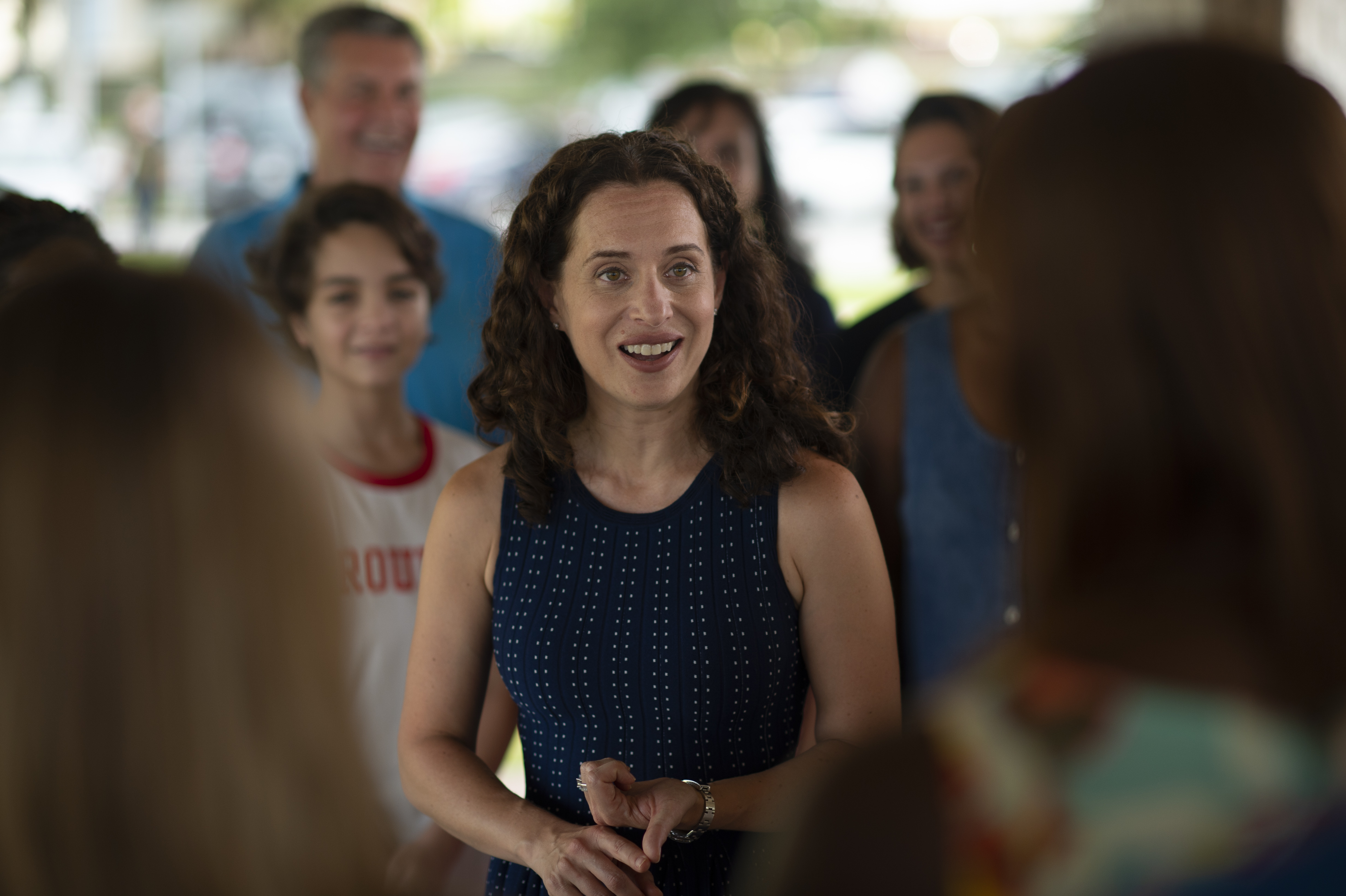 Lauren on the campaign trail