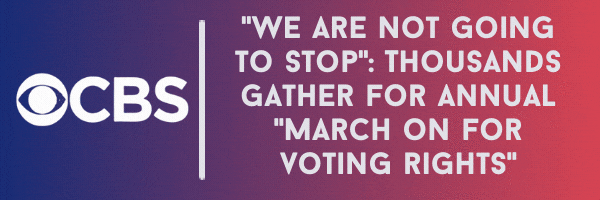 March On For Voting Rights News Clips