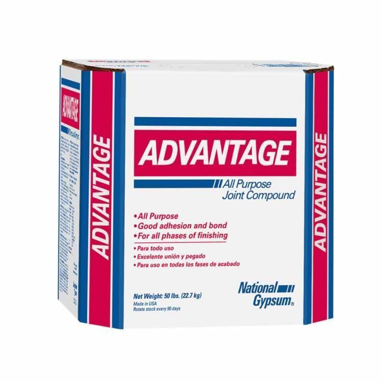 National Gypsum Advantage Ready Mix Joint Compound 50 lb Box at