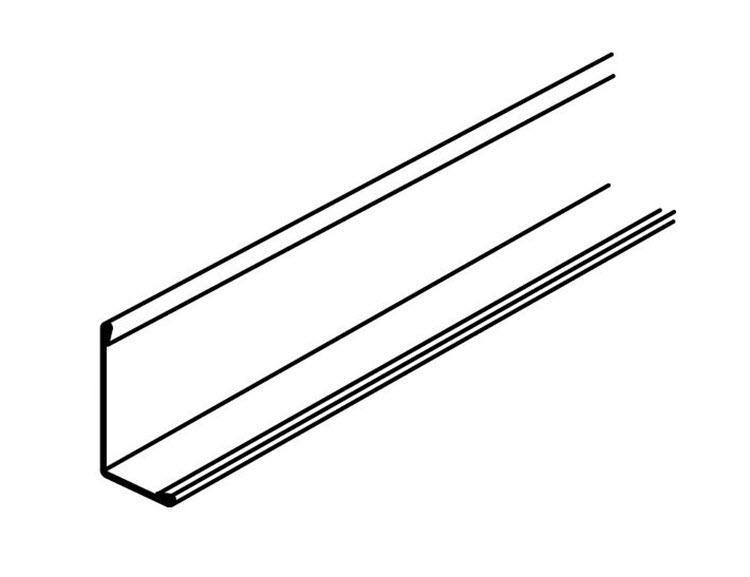 12 ft x 9/16 in Armstrong Hemmed Angle Molding / White 7804 at Capitol Materials, Inc.
