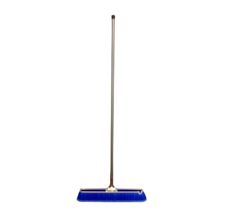 36 in Flagged Bristle Fine Push Broom Blue at TSW