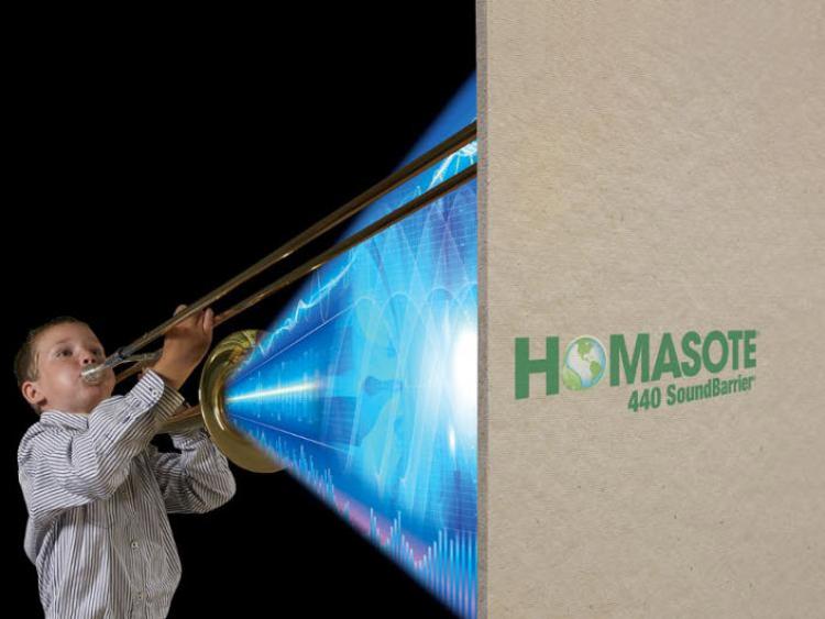 1/2 in x 4 ft x 8 ft Homasote 440 SoundBarrier at Capitol Materials, Inc.