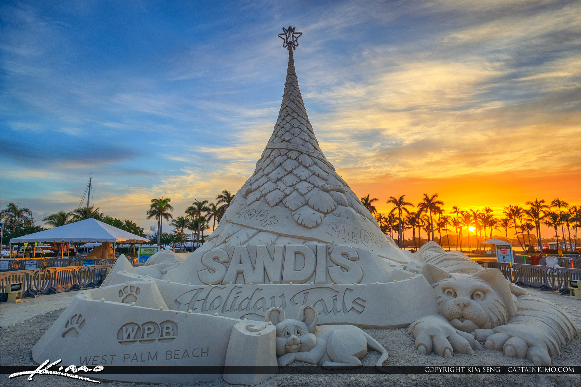 Sandi’s Holiday Tails Christmas Tree 2017 HDR Photography by Captain Kimo