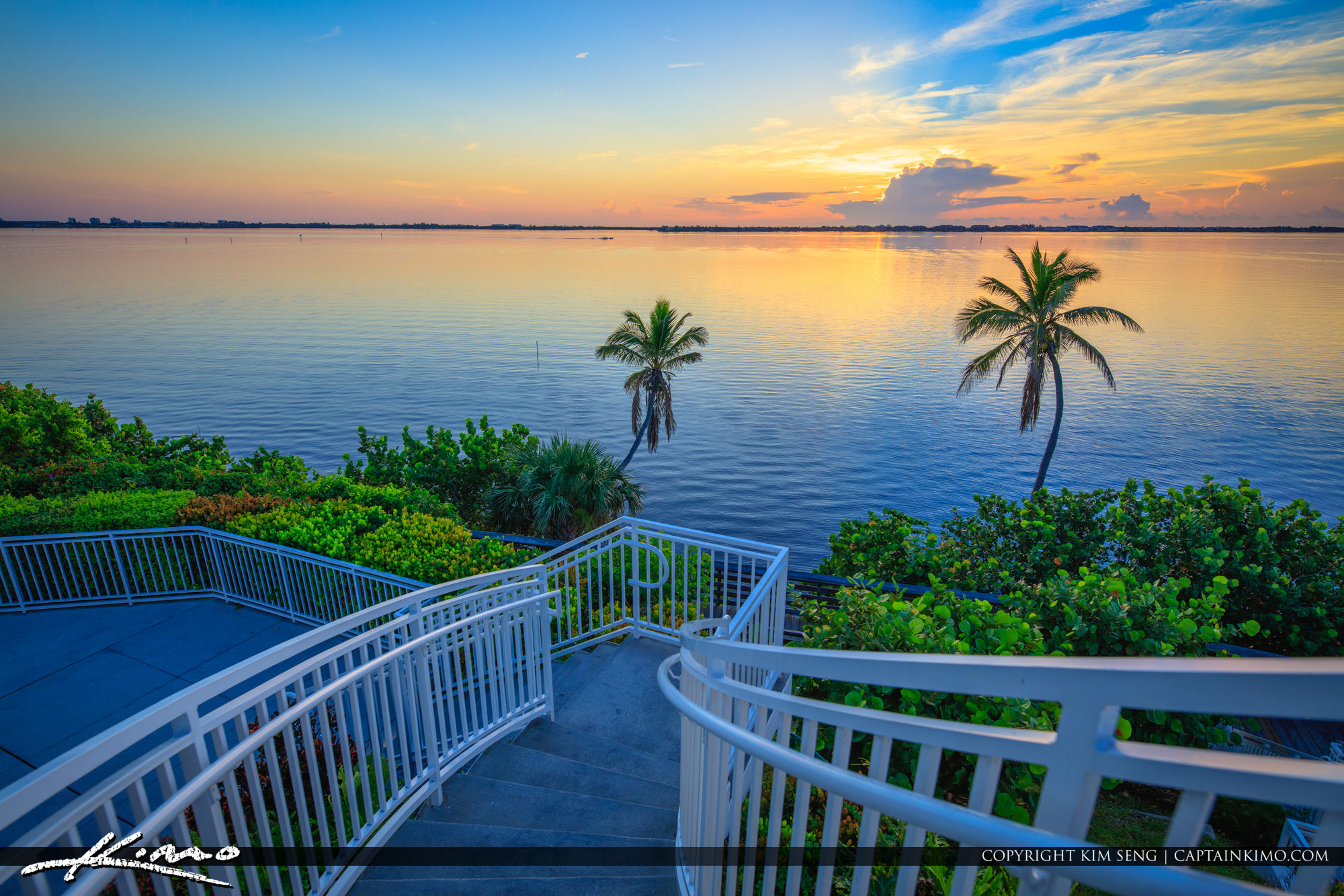 The Mansion at Tuckahoe Jensen Beach Sunrise HDR Photography by