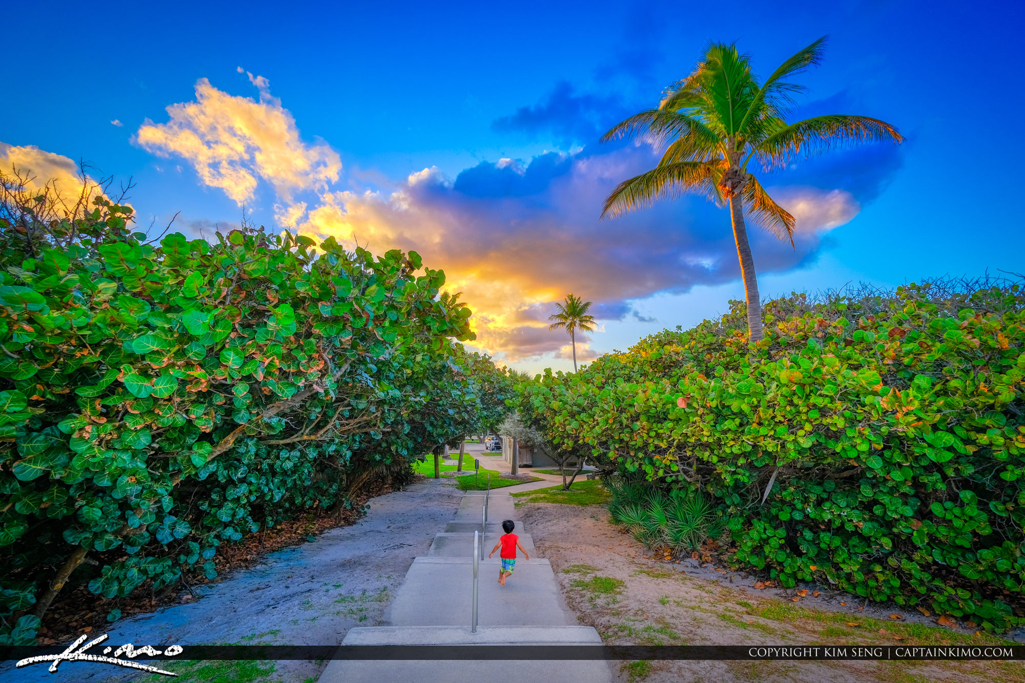 Coral Cove Park Jupiter Island Florida Sunset Last Day of School HDR Photography by Captain Kimo