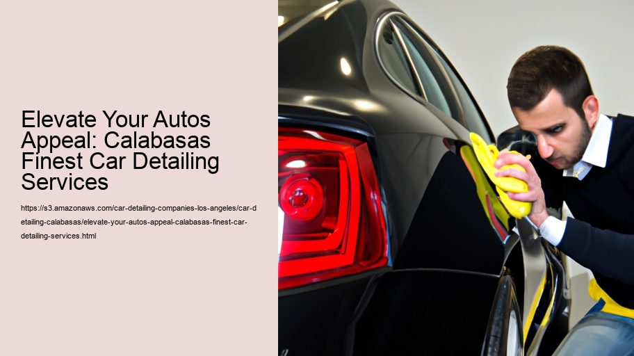Elevate Your Autos Appeal: Calabasas Finest Car Detailing Services