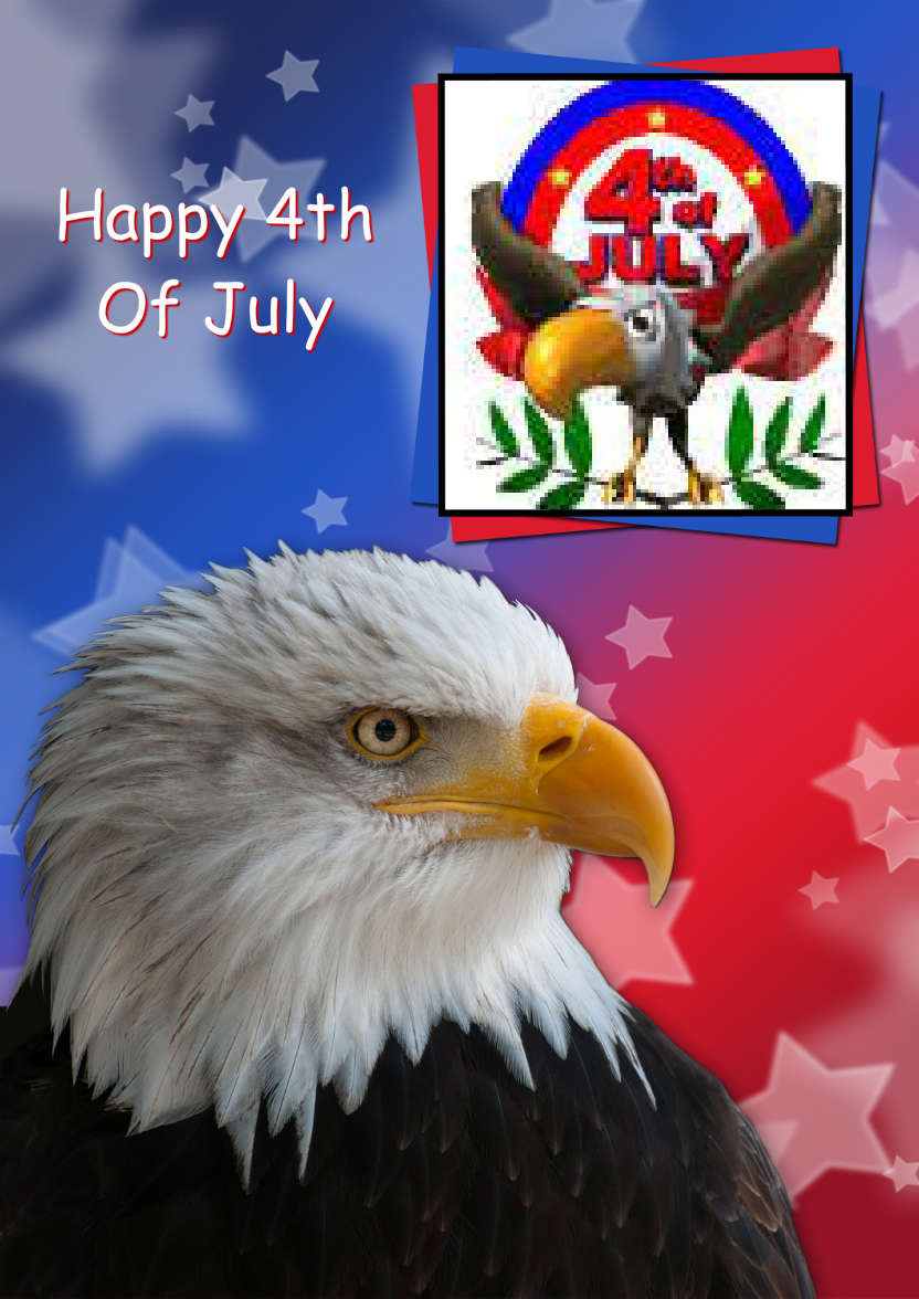 Eagle American Style Card in Card Creator Gallery
