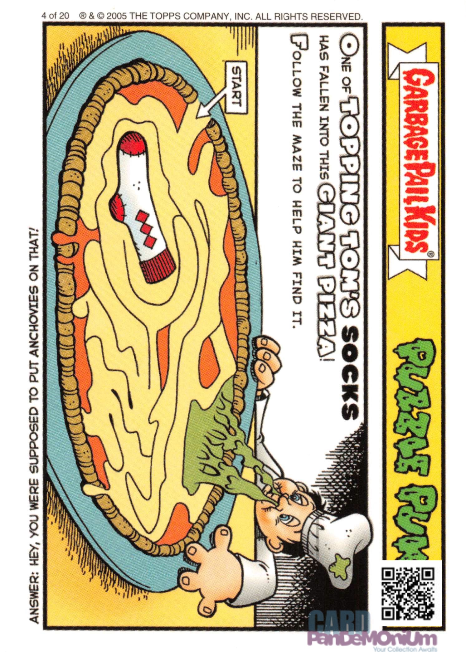 thumbnail image 2 of Garbage Pail Kids ANS4 All-New Series 4 Complete Base Set 80 Cards 2005 Topps NM 2 of 6