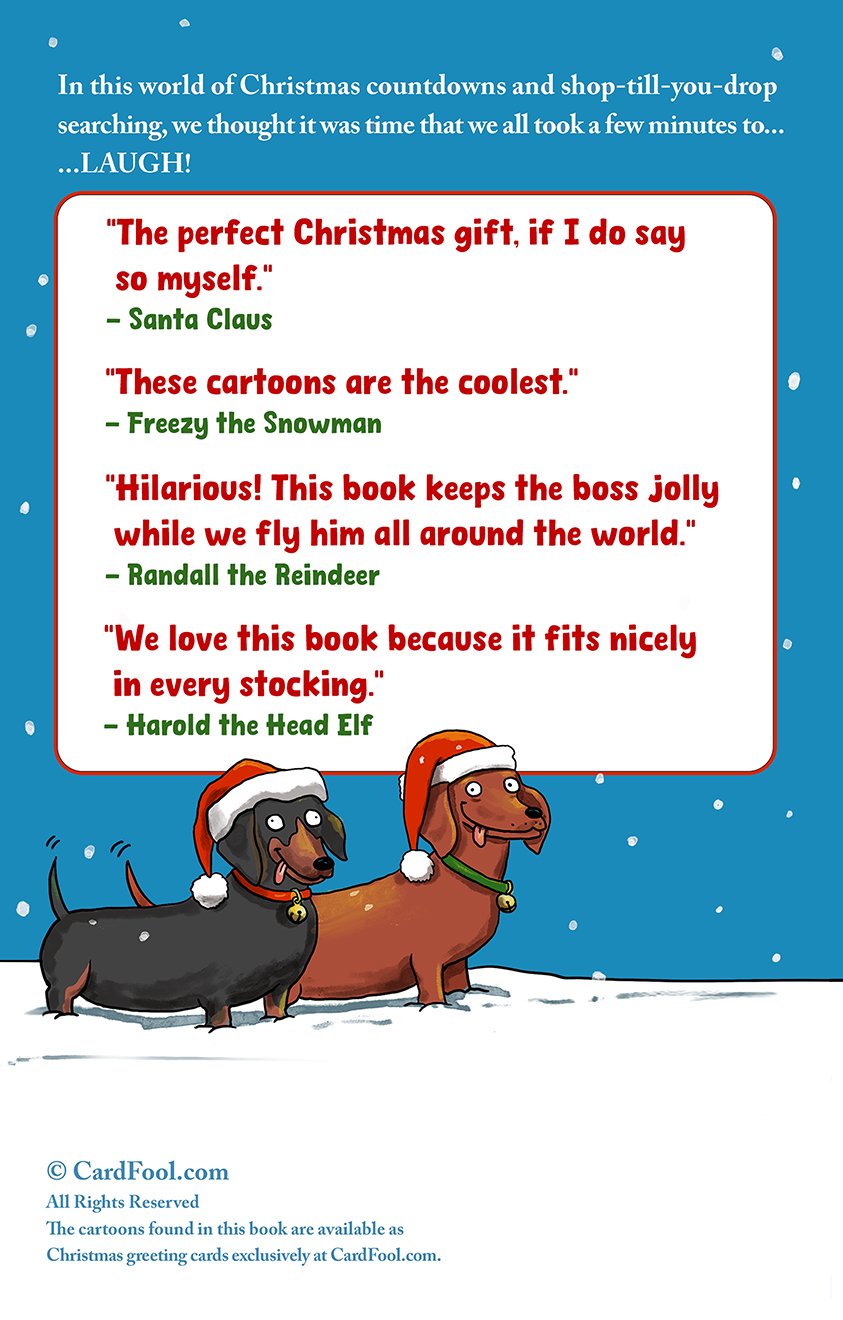Christmas cartoon back