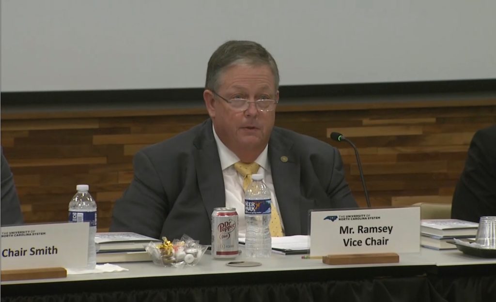 Ramsey unanimously approved as UNC Board of Governors chair Carolina