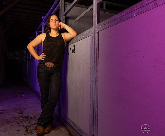 Hailee Cowell Lightpainting Shoot