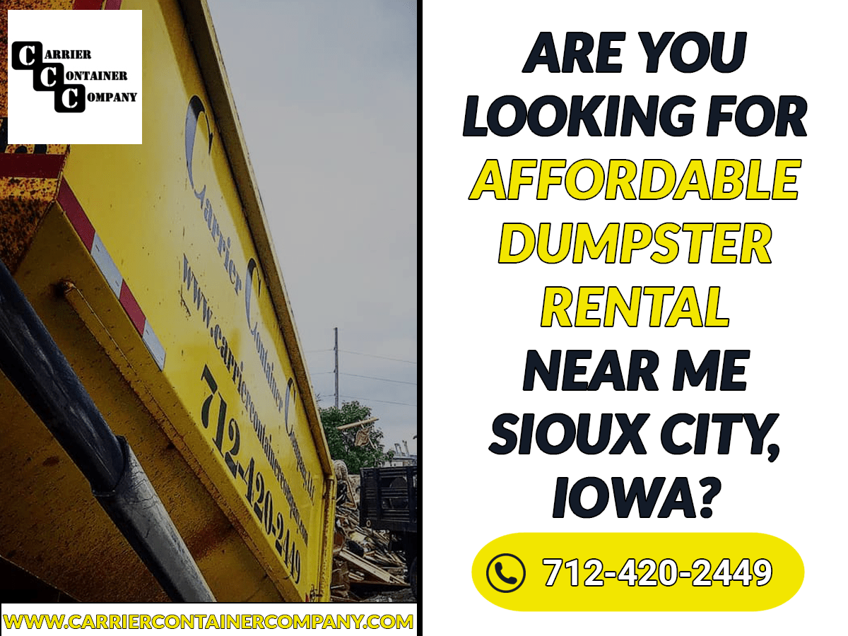 Waste Dumpster Rentals Western Iowa