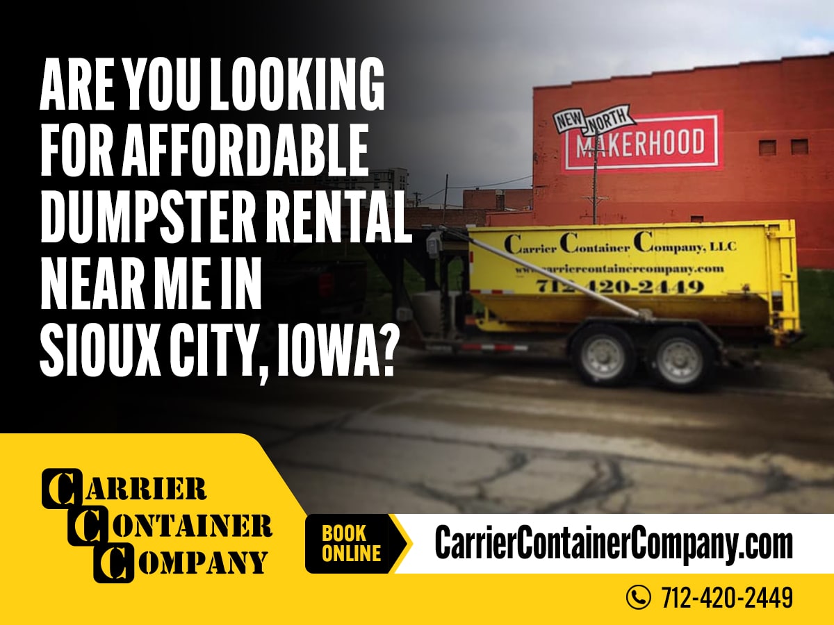 Waste Dumpster Rentals Western Iowa