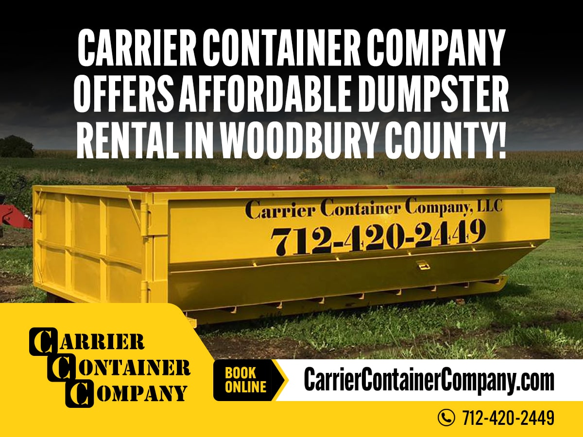 Roll off Dumpster Trailer Western Iowa