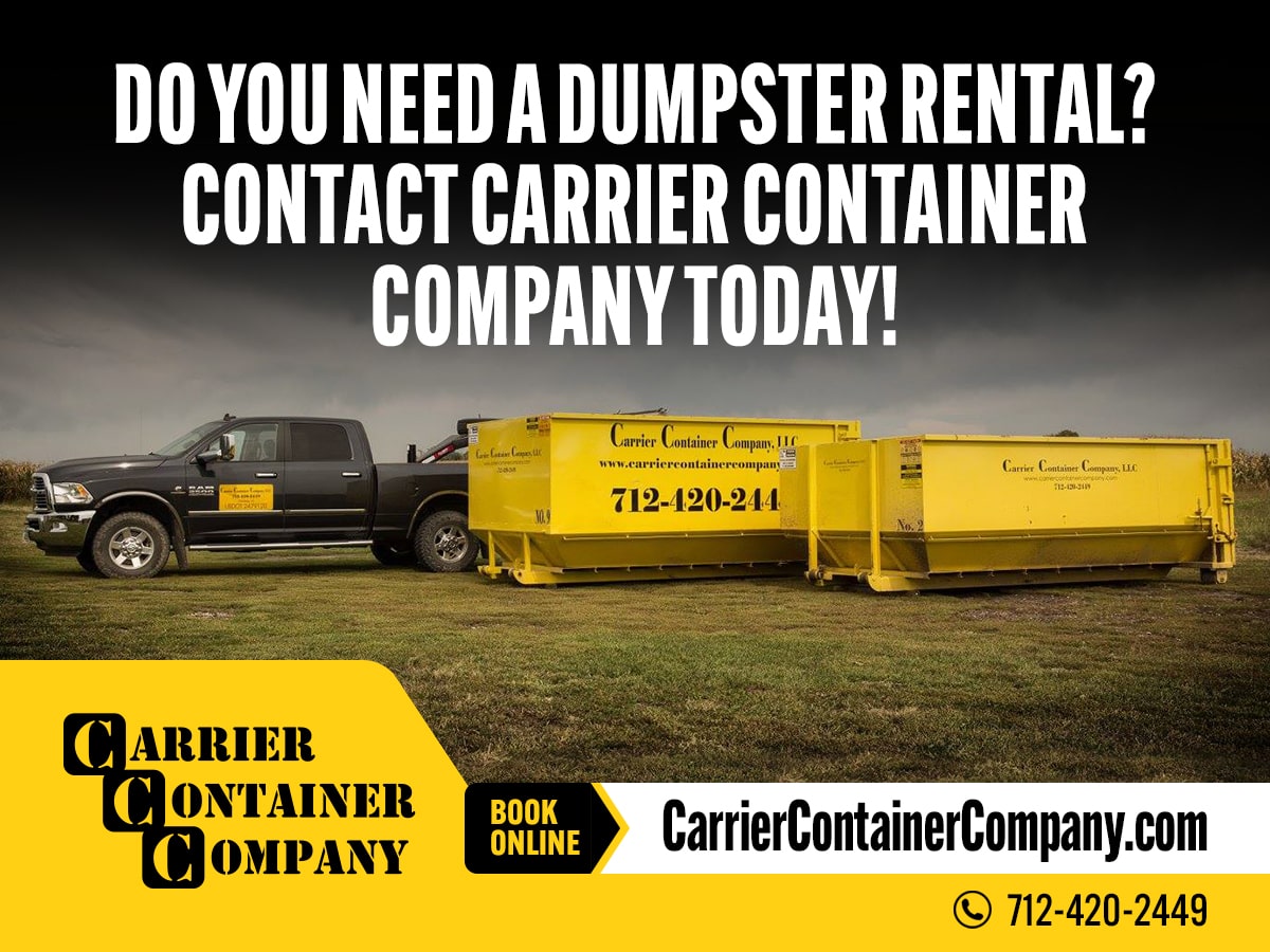 How Much Are Dumpster Rentals Western Iowa
