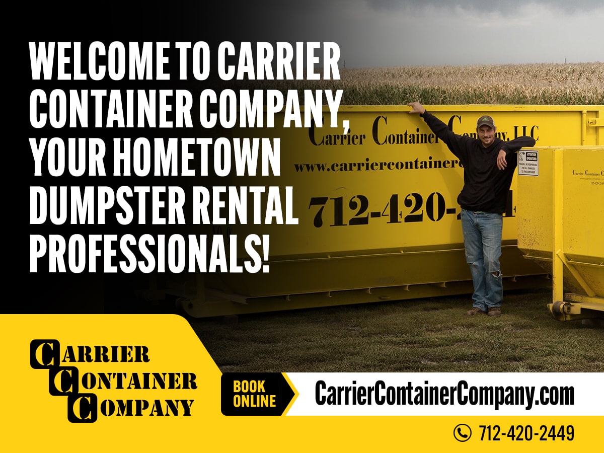 Portable Dumpster Rentals Western Iowa