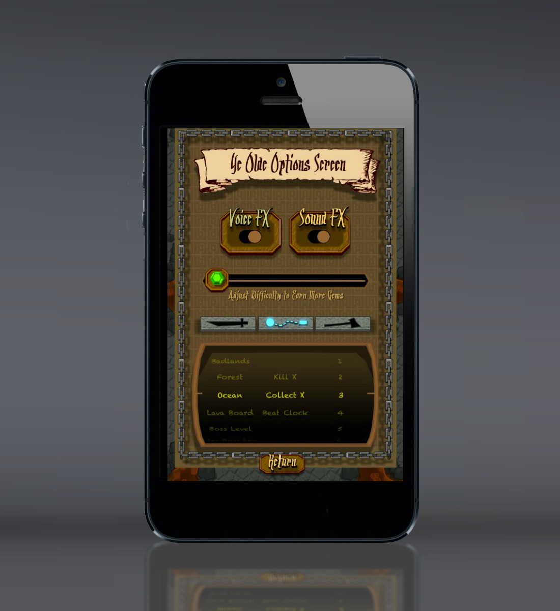 Option Screens Tutorial for UIView or Sprite Kit Based Apps