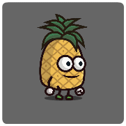 Pineapple Guy game art sprite animated