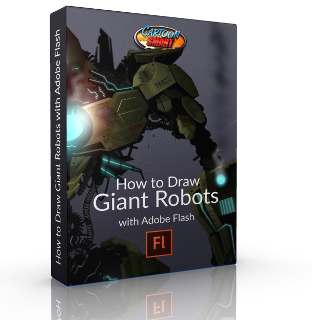 How to Draw Giant Robots in Adobe Flash - Video tutorials