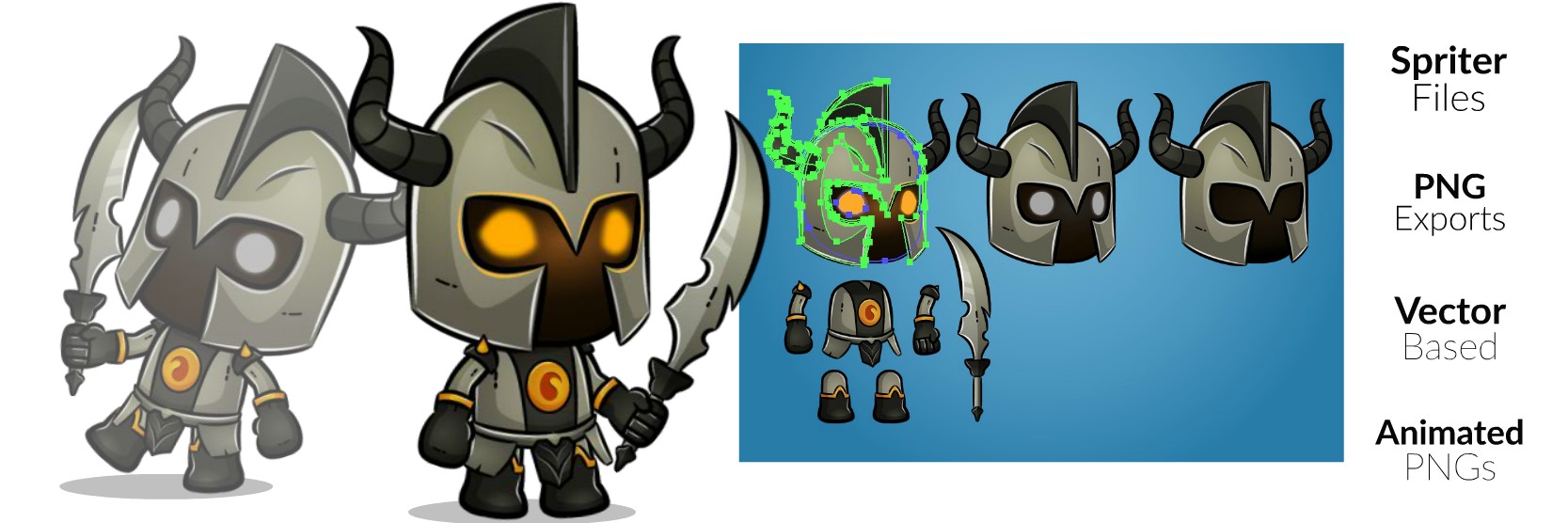 Darkness Knight Royalty Game Art Preview