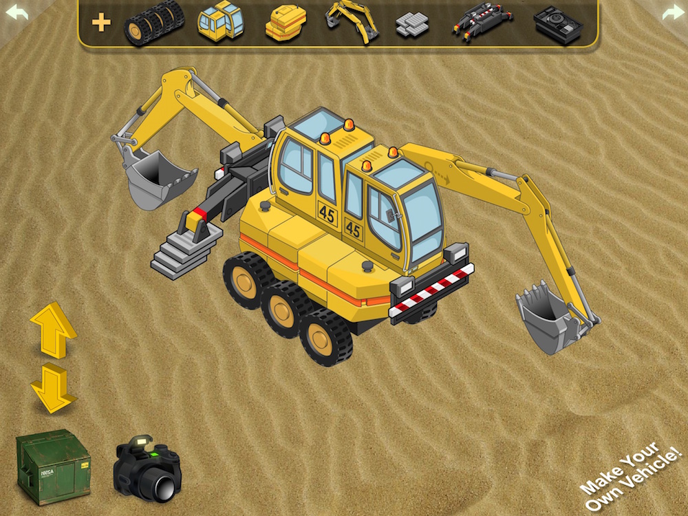 Dozer Game made with the iOS Story Tellers Kit