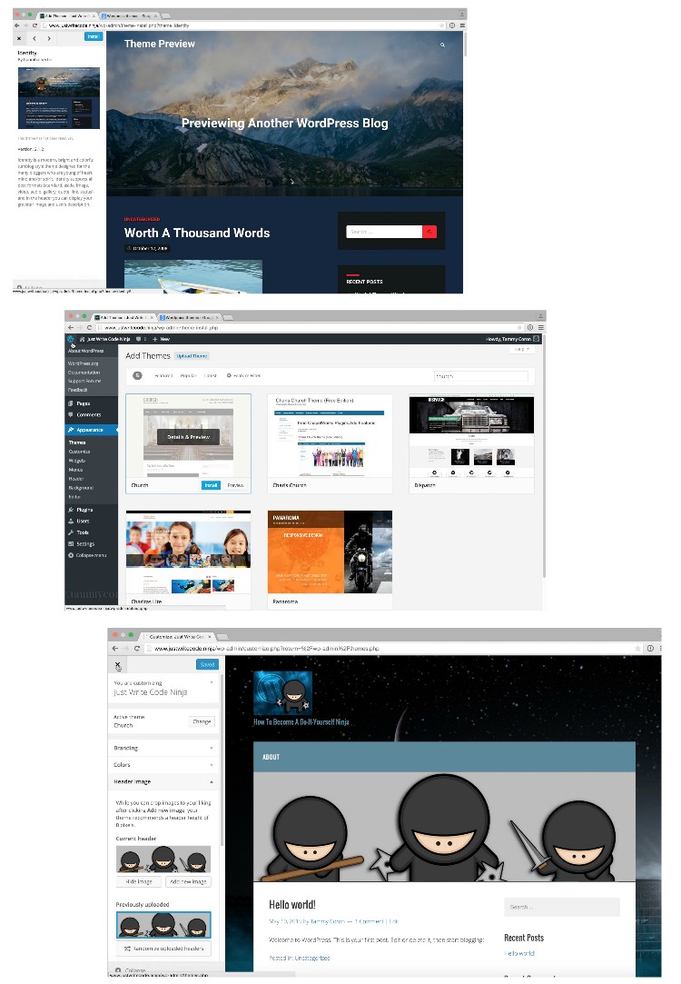 Wordpress video tutorial images