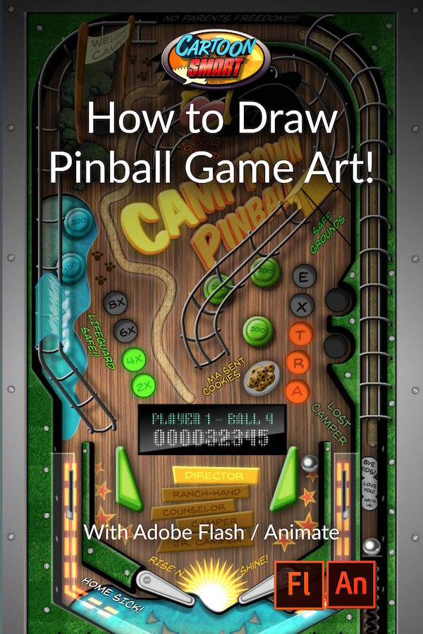 How to Draw Art for a Pinball Game Video Tutorials