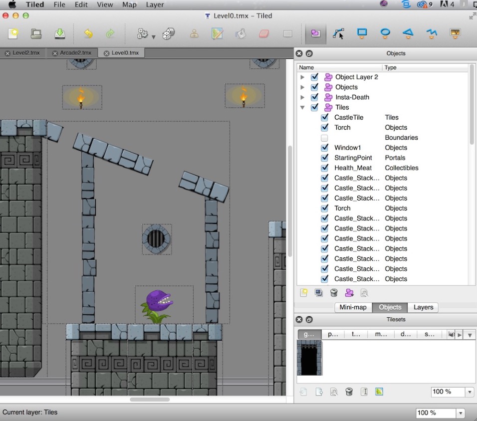 Layout in Xcode using Tiled Map Editor