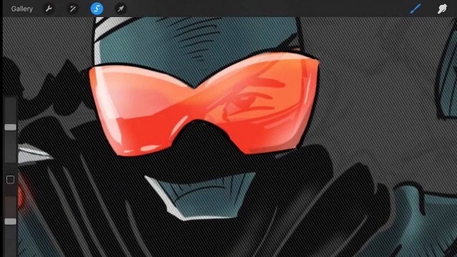 How to ink and shade clothing in Procreate - Part 7