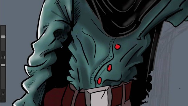 How to ink and shade clothing in Procreate - Part 5