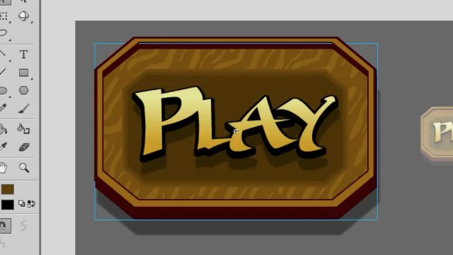How to Draw Interface Elements and Buttons in Adobe Animate -Creating Play Button