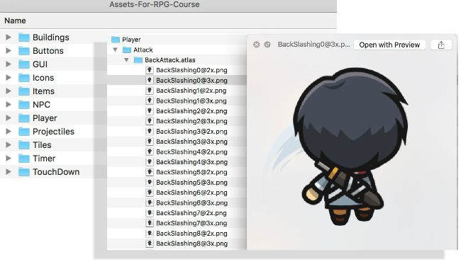 Assets for RPG Sprite Kit Course