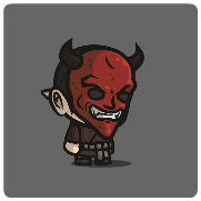 Devil Masked Guy royalty free game art